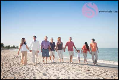 Captiva Island Beach Family Portrait