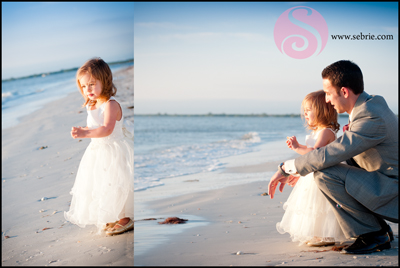 fort myers beach vow renewal photography