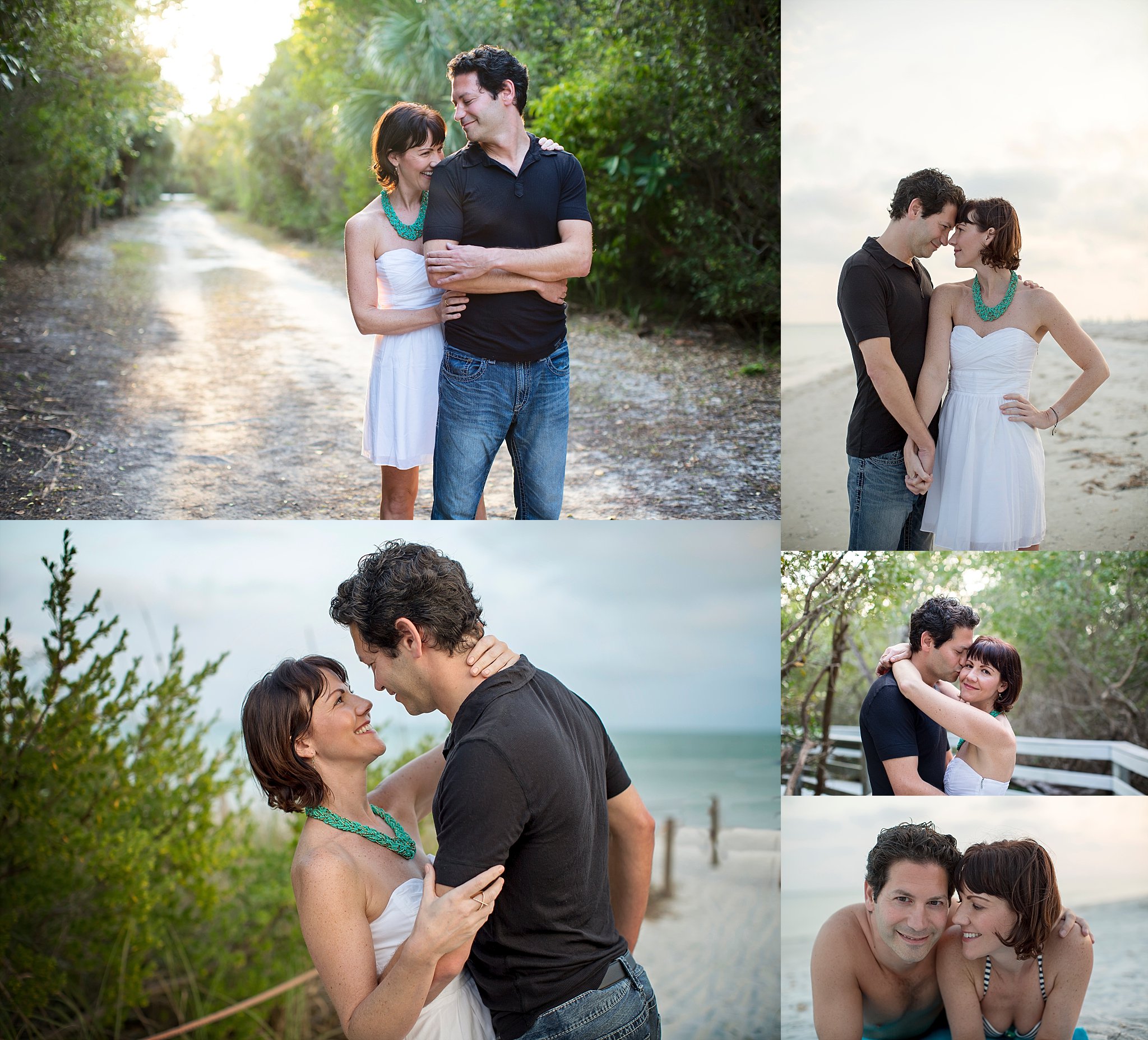 Sanibel Lighthouse Beach Couples Portrait Photography Florida