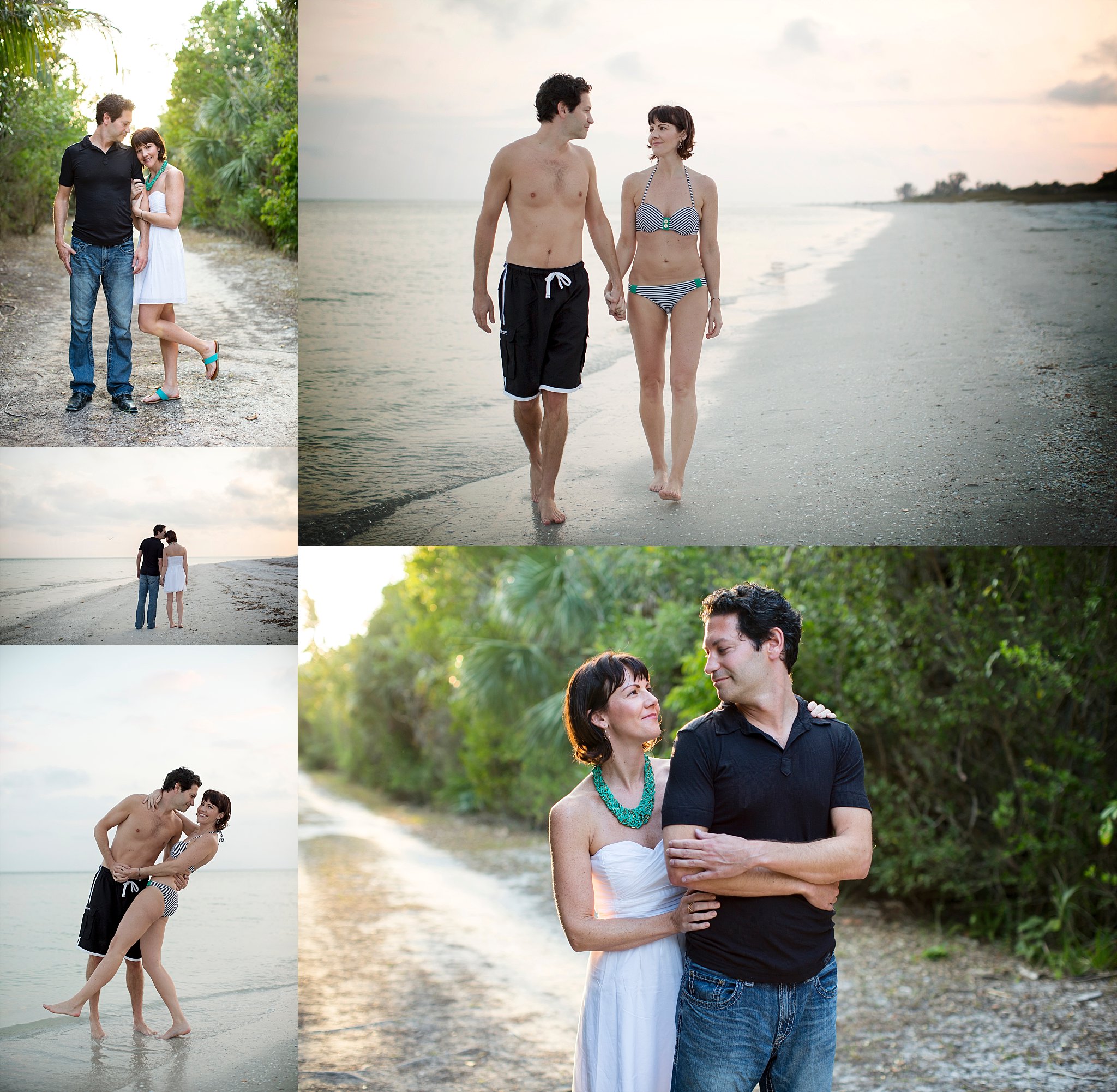 Sanibel Lighthouse Beach Couples Portrait Photography Florida