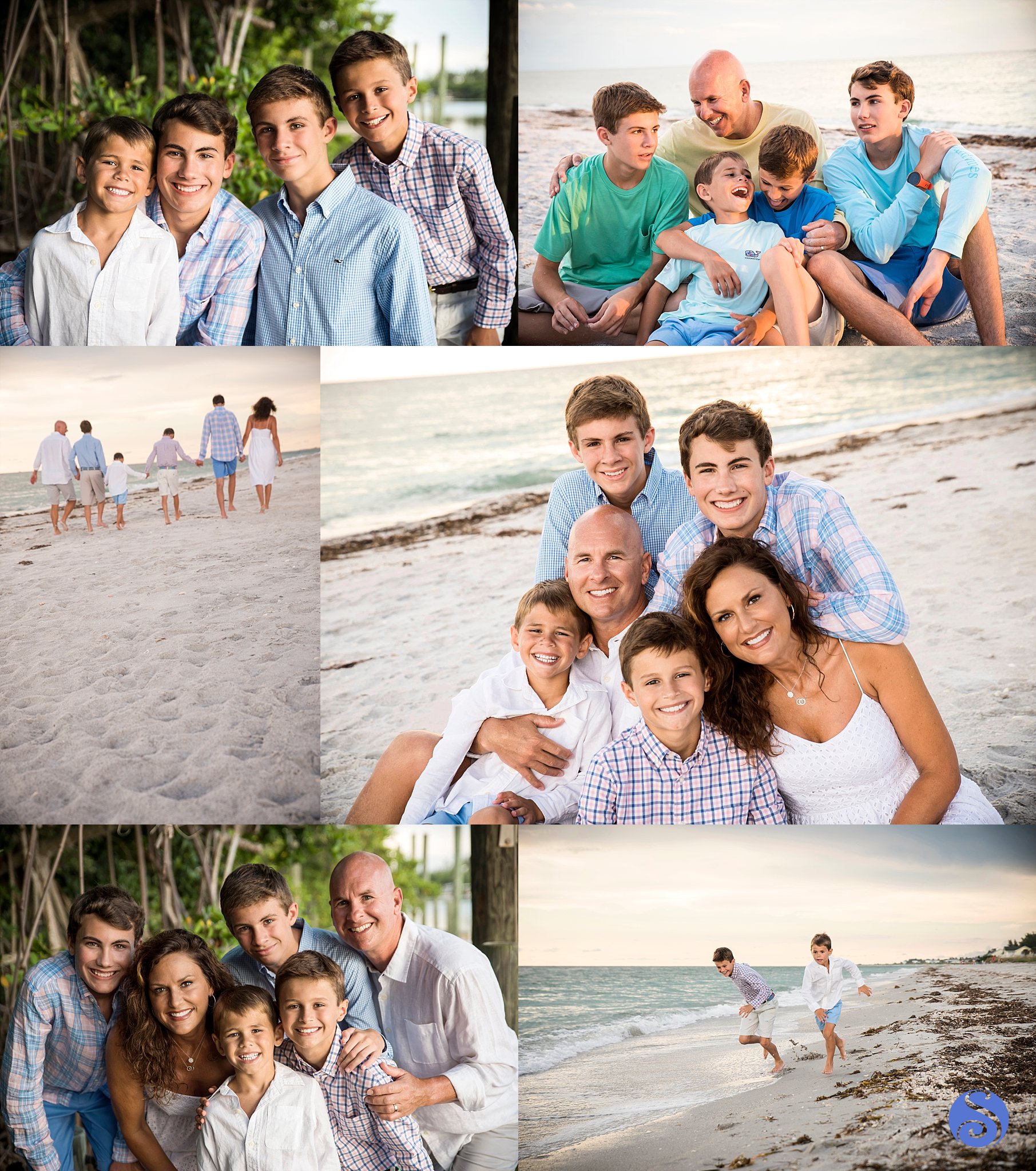 Family Beach Portrait Photography Palm Island Florida Englewood